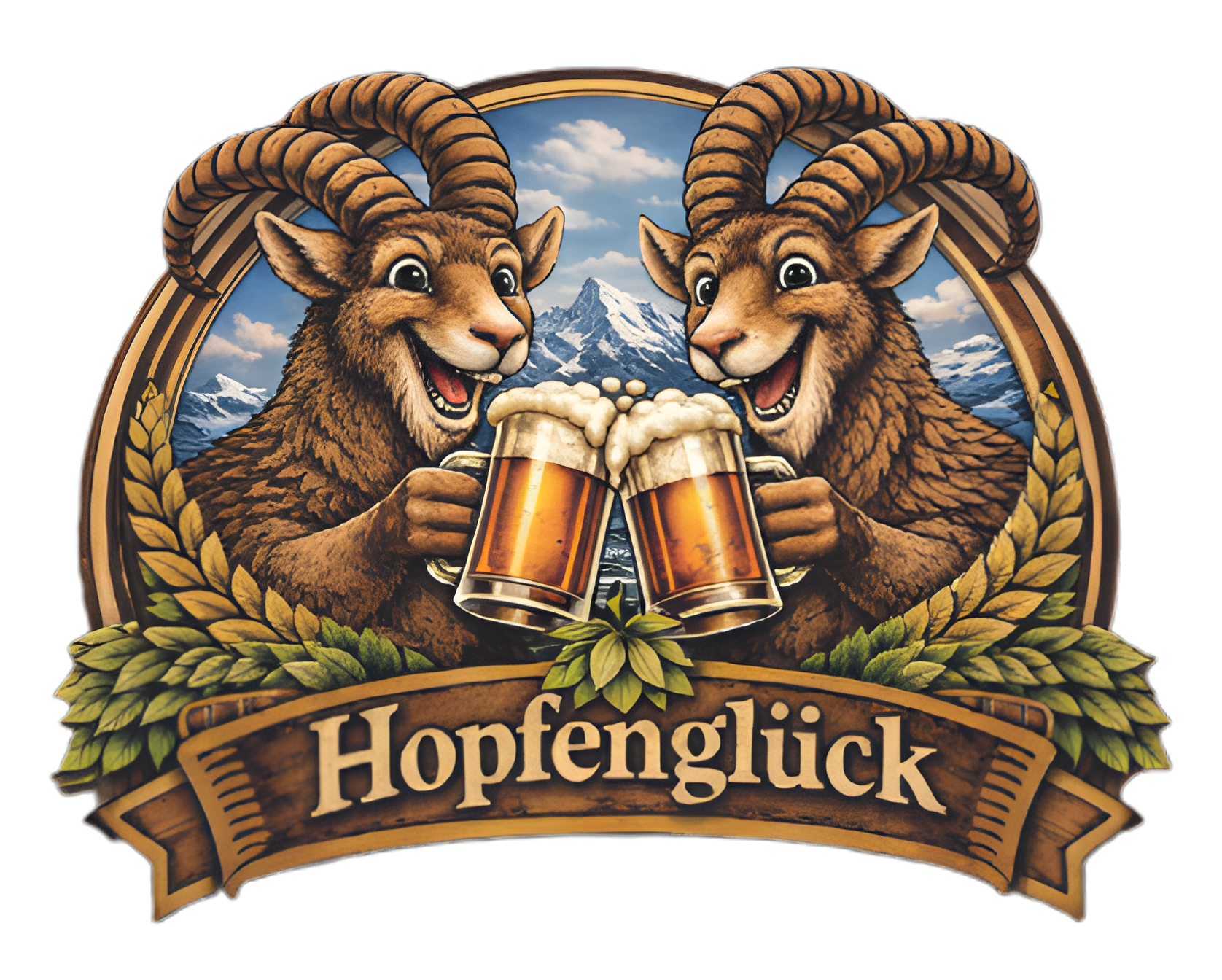 Bündner Hopfenglück Logo